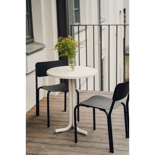 Czarne metalowe krzesło ogrodowe Kei – noo.ma-image-4