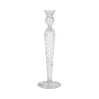 Szklany świecznik PT LIVING Swirl, wys. 26,5 cm