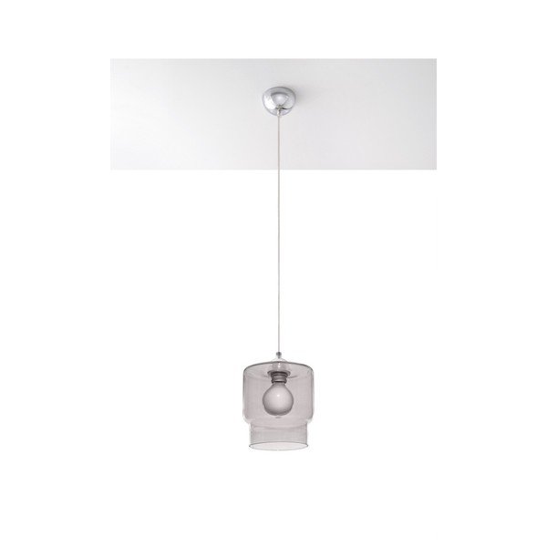 Szara lampa wisząca Sollux Alto-image-2