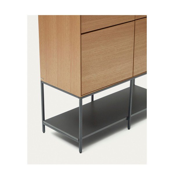 Szafka w dekorze dębu 97,5x160 cm Vedrana – Kave Home-image-4