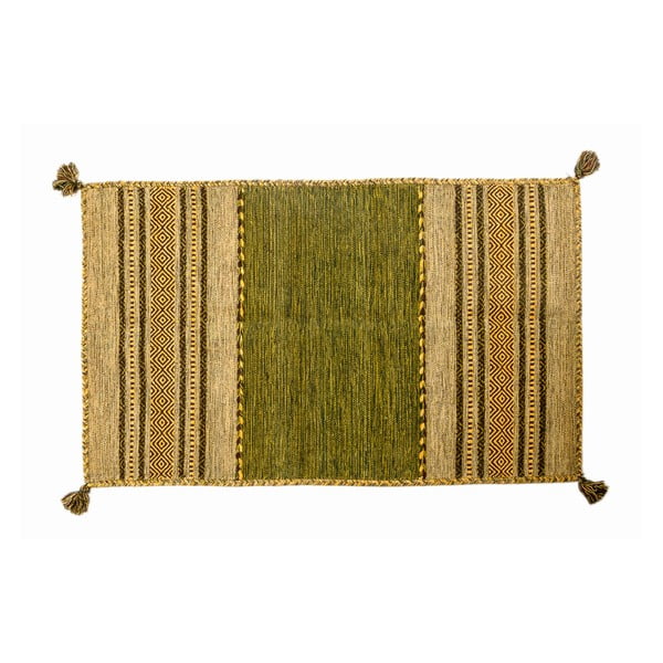 Dywan ręcznie tkany Kilim Tribal 103, 90x60 cm