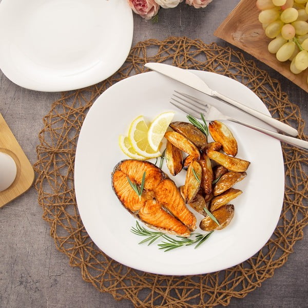 Szklany zestaw talerzy 18 szt. LUNA – Orion-image-4