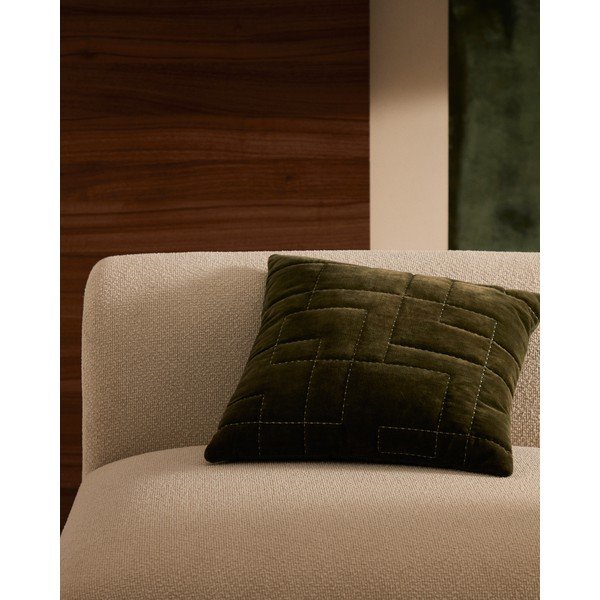 Aksamitna poszewka na poduszkę 45x45 cm Prila – Kave Home-image-1