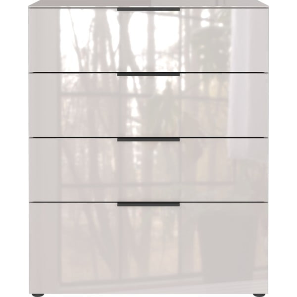 Kremowa wysoka komoda 83x102 cm Oakland – Germania