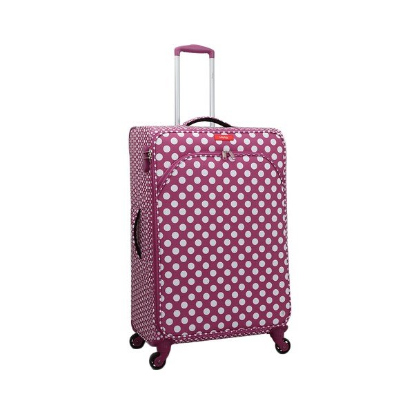 Fioletoworóżowa walizka z 4 kółkami Lollipops Jenny, wys. 77 cm-image-3