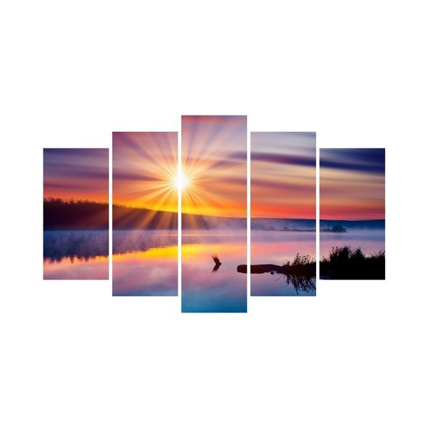 Obraz wieloczęściowy 3D Art Mardo Sunset, 102x60 cm