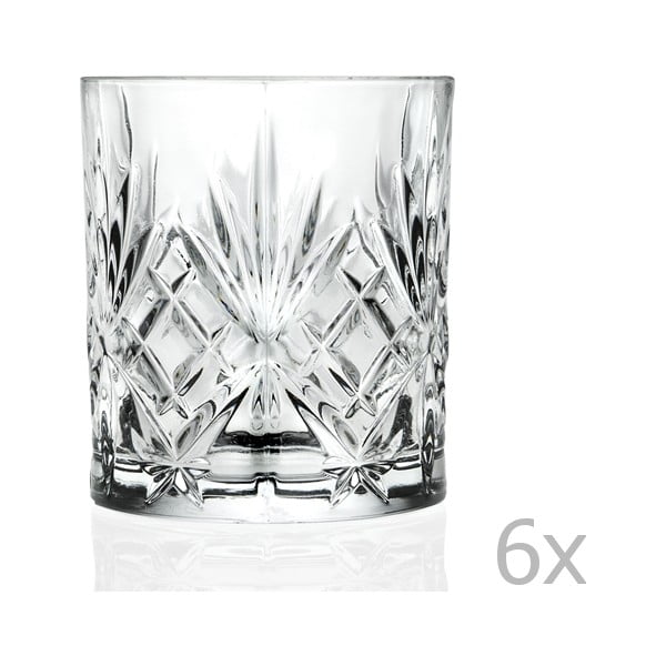 Zestaw 6  szklanek z kryształowego szkła Côté Table Amedea, 310 ml