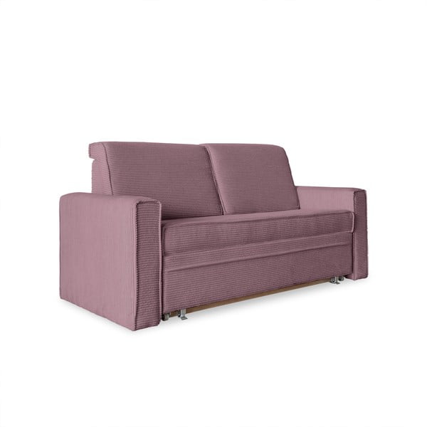 Różowa rozkładana sofa 168 cm Lucky Lucy – Miuform