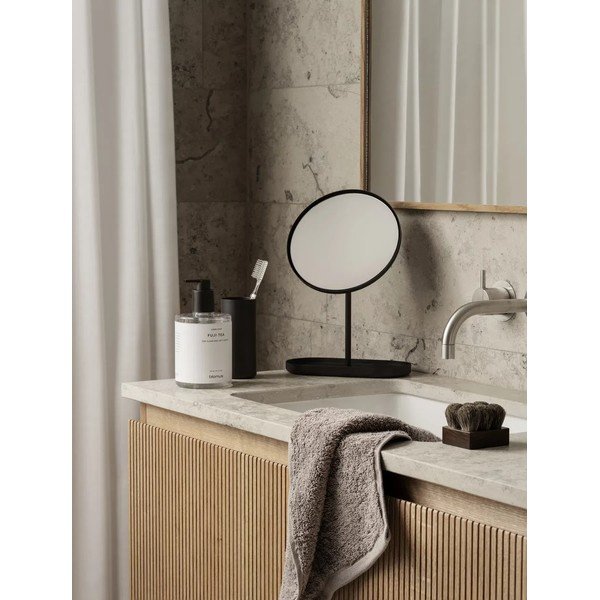 Szare ręczniki zestaw 2 szt. z bawełny organicznej frotte 30x50 cm Riva – Blomus-image-2