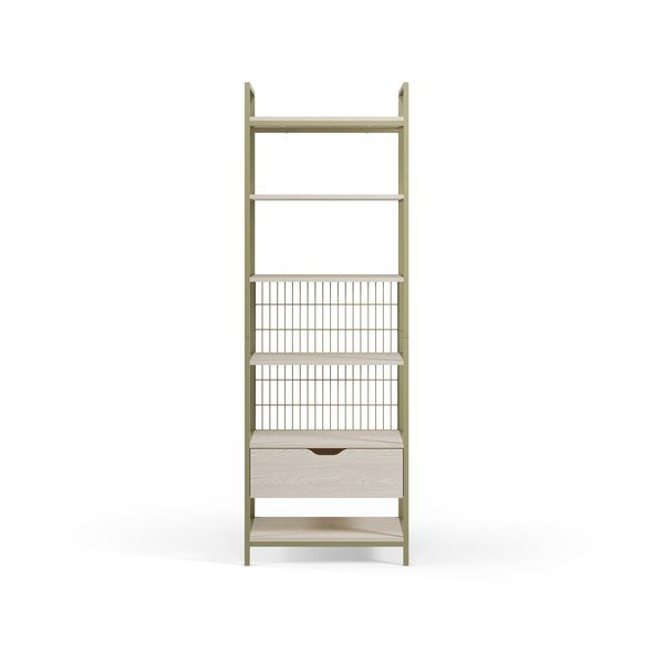 Zielony stalowy regał 60x179,5x40 cm Amara – Marckeric-image-4