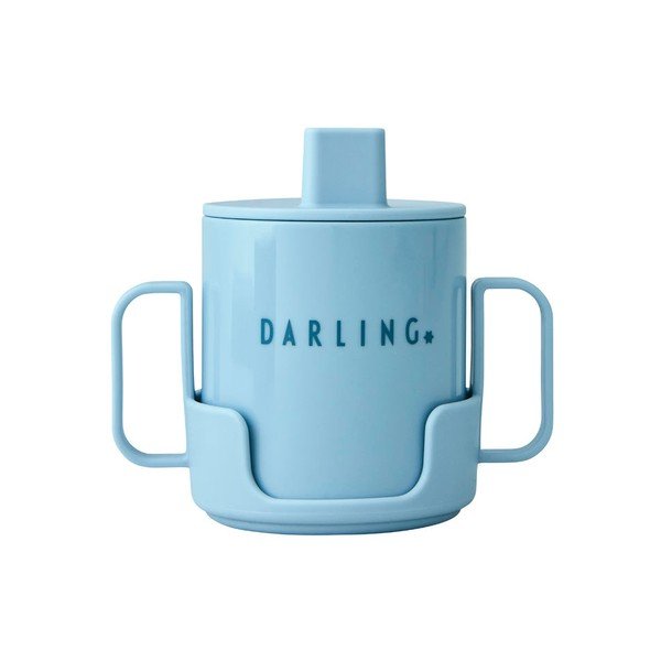 Jasnoniebieski kubek dla dzieci Design Letters Mini Darling-image-2