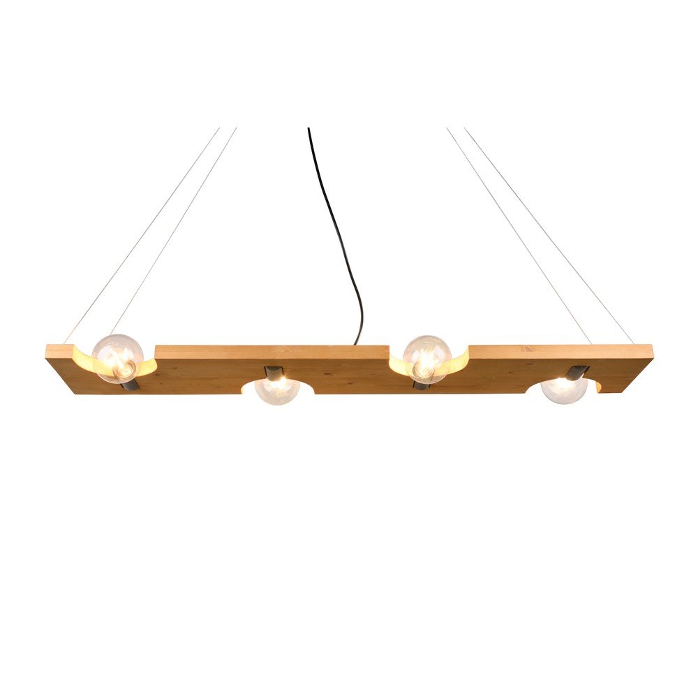 Lampa wisząca w naturalnym kolorze Tailor – Trio (zdjęcie 4)