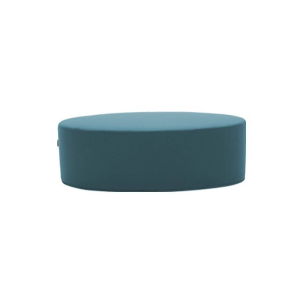 Turkusowy puf Softline Bon-Bon Vision Turquoise, dł. 100 cm