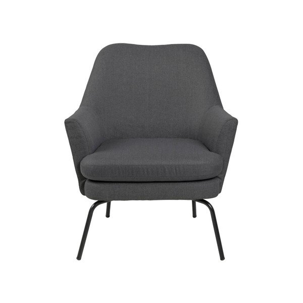 Ciemnoszary fotel Actona Chisa-image-1