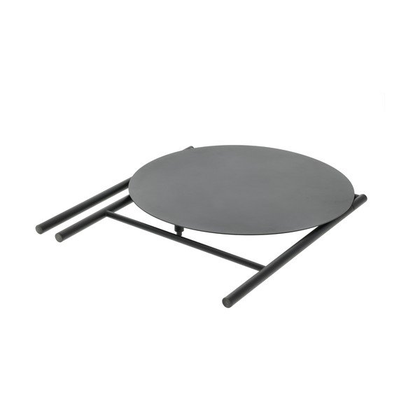 Czarny metalowy okrągły stół ø 70 cm Disc – Zone-image-3
