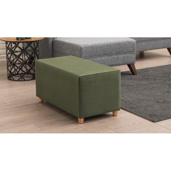 Zielony puf Lotus – Balcab Home-image-1