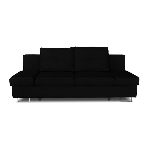 Czarna rozkładana sofa 2-osobowa Windsor & Co. Sofas Iota