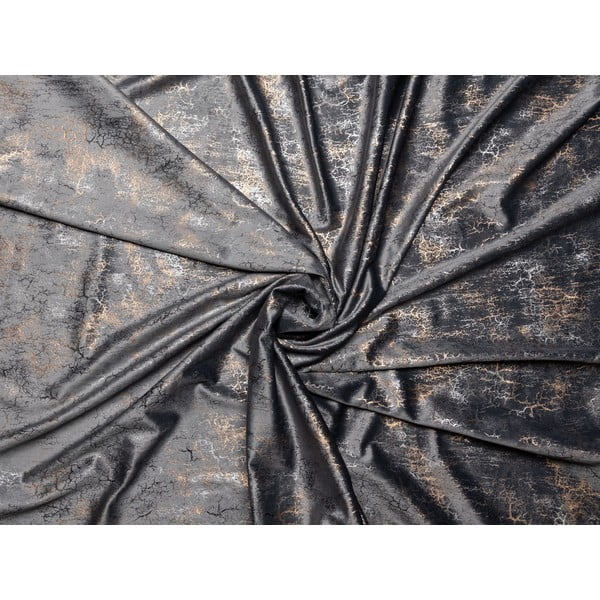 Antracytowa zasłona 140x260 cm Lhasa – Mendola Fabrics