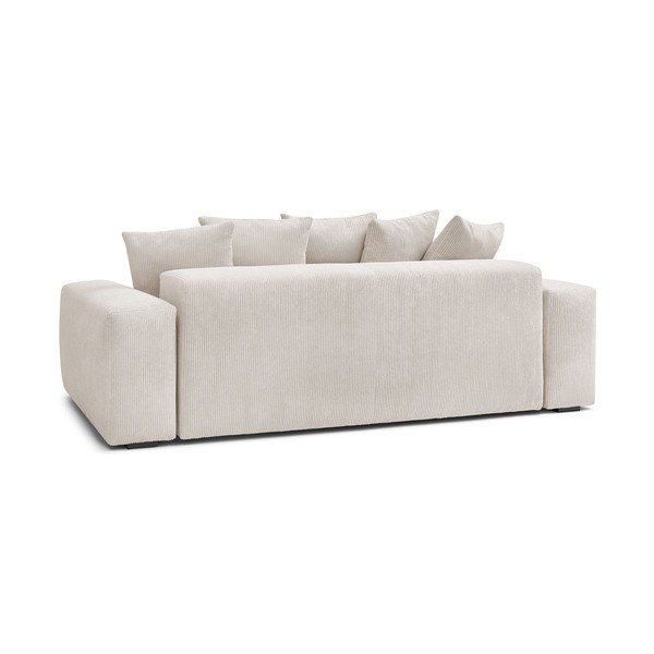 Kremowa sztruksowa sofa 280 cm Voltaire – Bobochic Paris-image-4