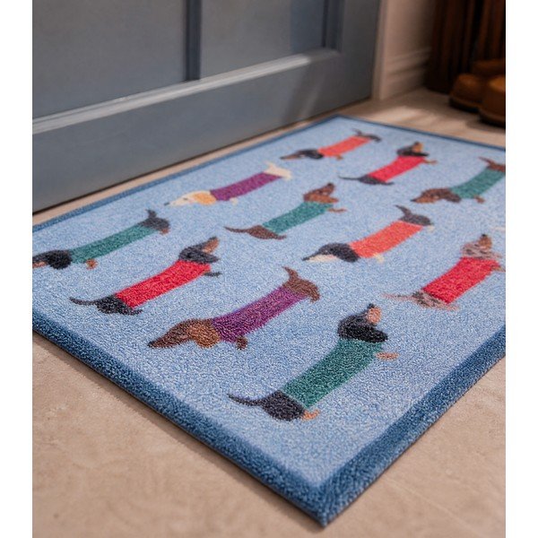Tekstylna wycieraczka 40x60 cm Dachshund – Artsy Doormats-image-3