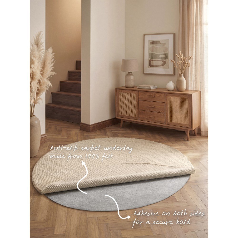 Mata antypoślizgowa pod dywan ø 150 cm Solid – Vikosa (zdjęcie 7)