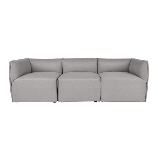 Jasnoszara modułowa sofa 3-osobowa Norrsken Ollo