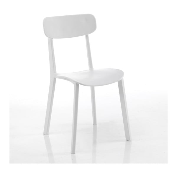Zestaw 4 białych krzeseł Tomasucci Mara