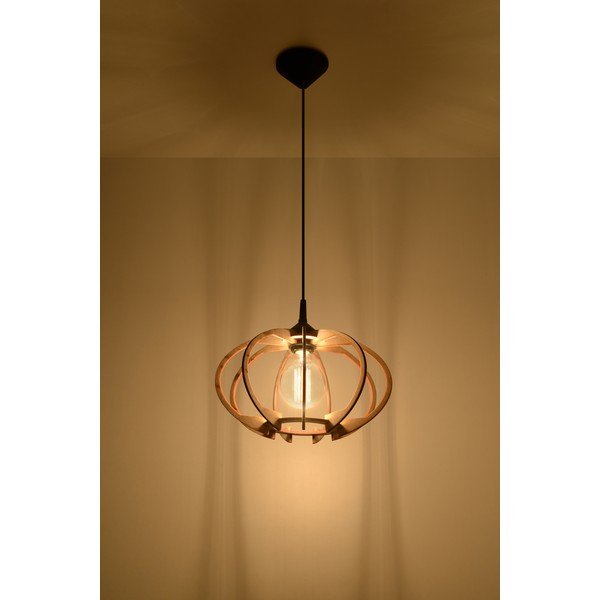 Drewniana lampa wisząca Sollux Mandore-image-3