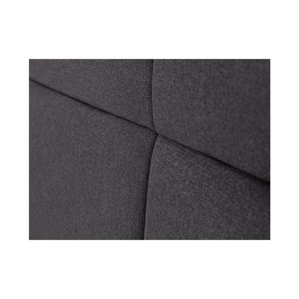 Ciemnoszary zagłówek łóżka Mazzini Sofas Barletta, 160x120 cm-image-3