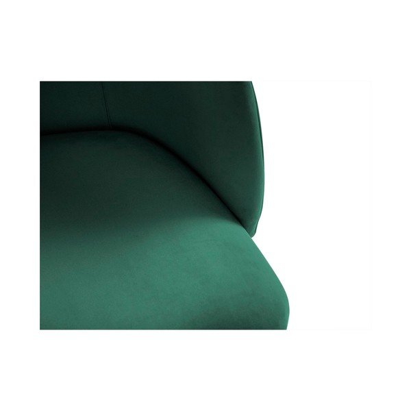 Butelkowozielone krzesło z aksamitnym obiciem Windsor & Co Sofas Aurora-image-4
