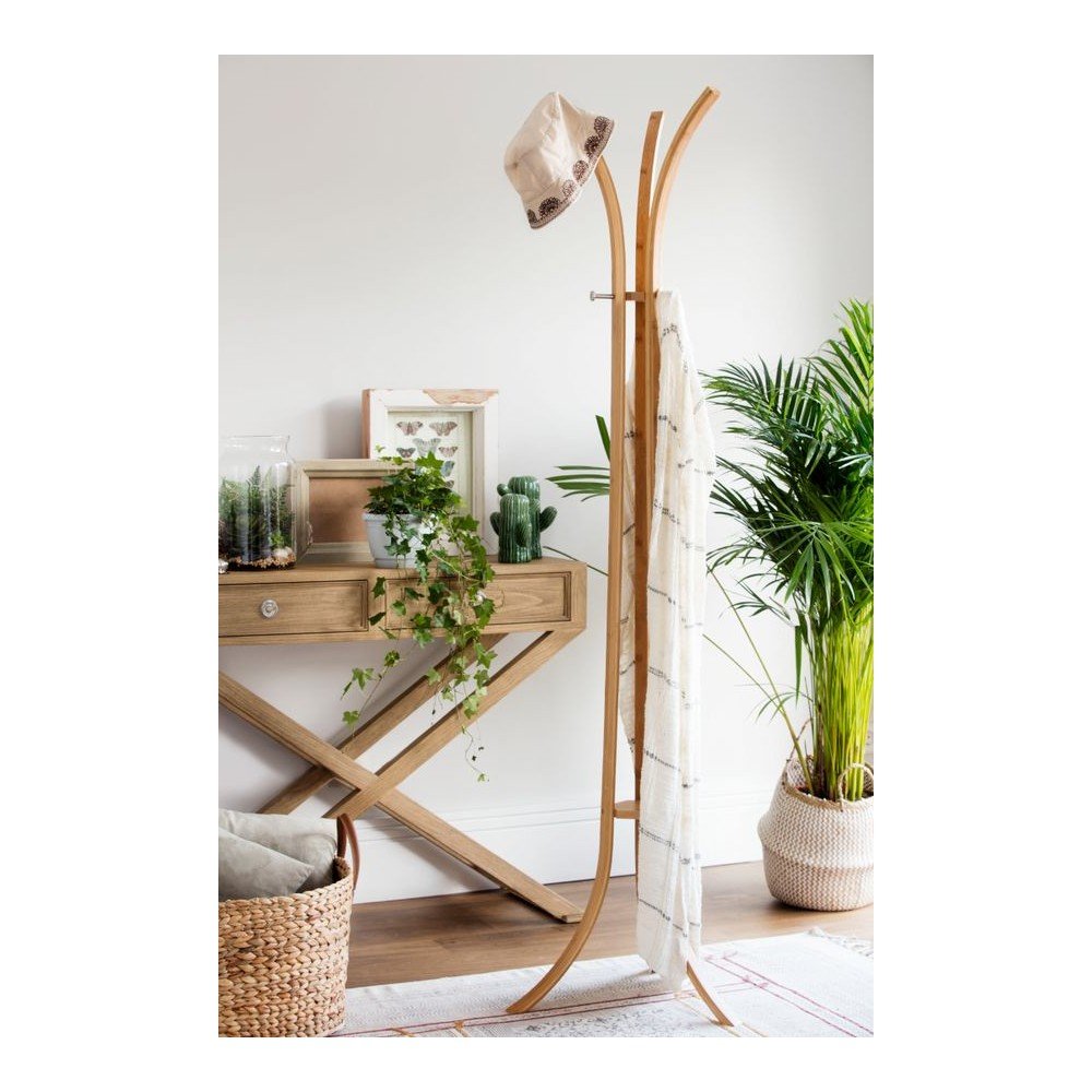 Bambusowy wieszak stojący Compactor Coat & Hat Bamboo (zdjęcie 7)