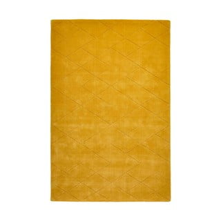 Żółty wełniany dywan Think Rugs Kasbah, 120x170 cm