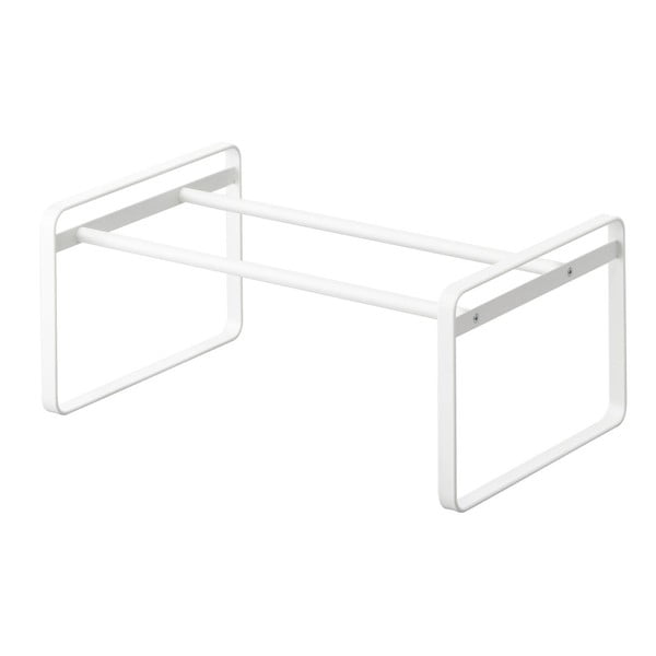 Biała metalowa teleskopowa półka na buty Kobe – YAMAZAKI-image-2