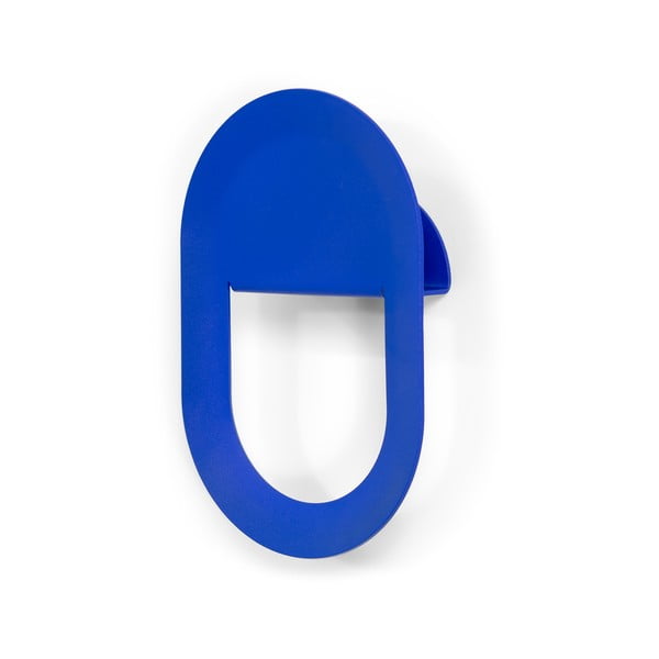 Niebieski ścienny stalowy haczyk Coucou – Spinder Design