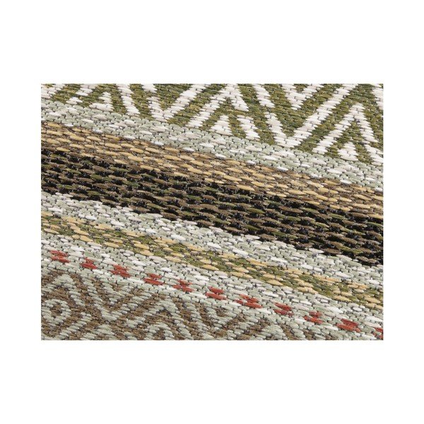 Zielony dywan odpowiedni na zewnątrz Elle Decoration Bloom Rodez, 80x150 cm-image-4