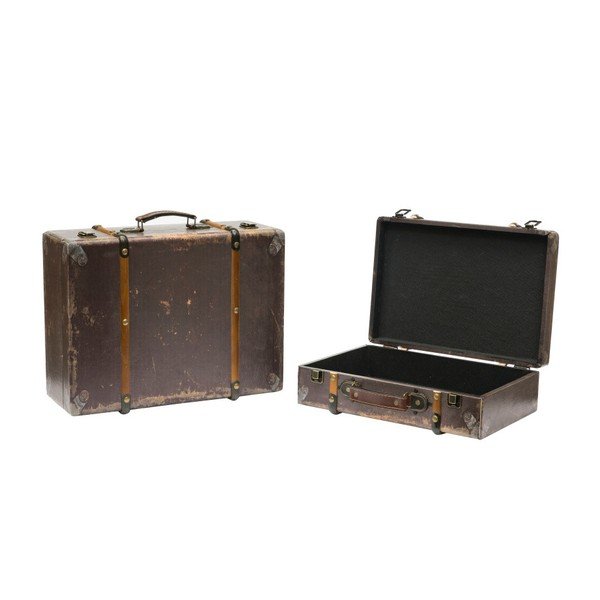 Zestaw 2 walizek vintage Novita Vintage-image-1