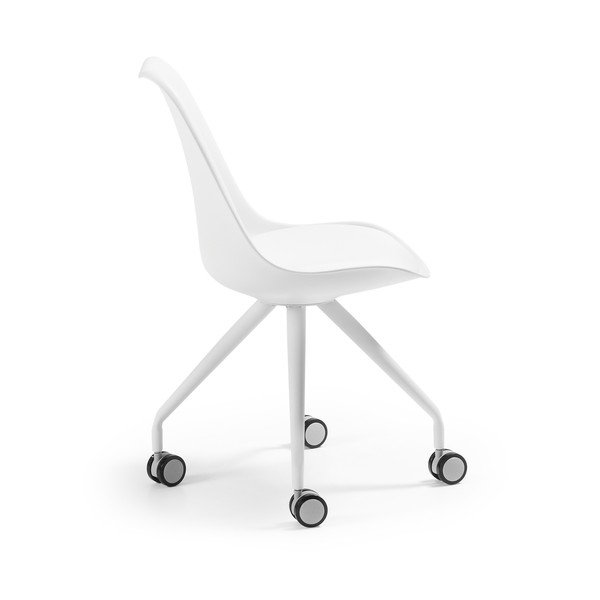 Białe krzesło biurowe Kave Home Lars-image-2