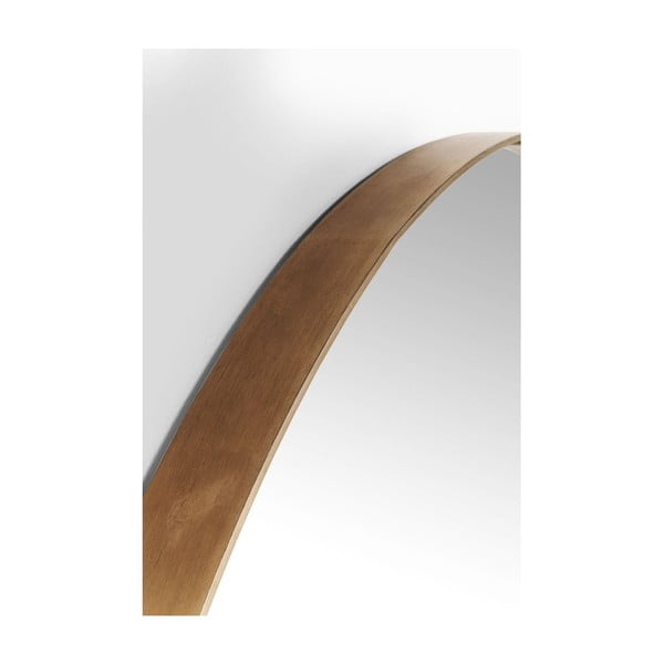 Lustro okrągłe w ramie w miedzianej barwie Kare Design Round Curve, ⌀ 100 cm-image-3