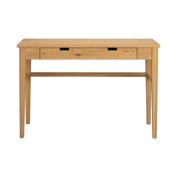 Konsola z blatem w dekorze dębu w naturalnym kolorze 40x110 cm Garrison – Rowico-image-4