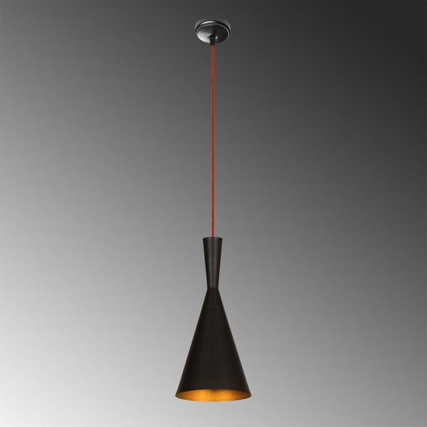 Czarna metalowa lampa wisząca Opviq lights Vlassis-image-1