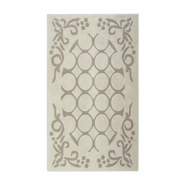 Kremowy dywan bawełniany Floorist Rija, 100x200 cm