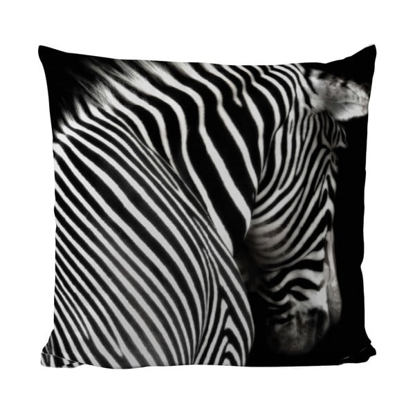 Poduszka Black Shake Zebra Stripes, 50x50 cm