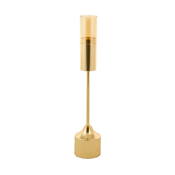 Świecznik w kolorze złota Santiago Pons Luxy, wys. 44 cm