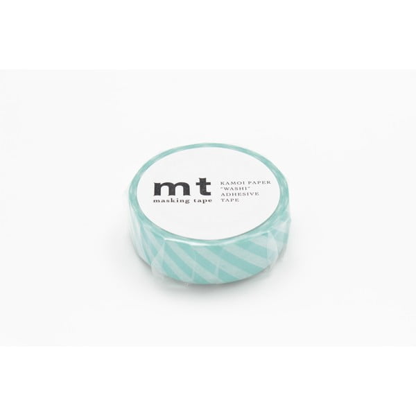 Taśma dekoracyjna washi Stripe Mint-image-2