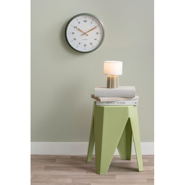 Zielony plastikowy stołek Cherish – Leitmotiv-image-1