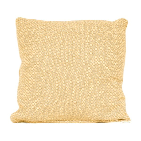 Żółta poduszka z wypełnieniem PT LIVING Cozy, 45x45 cm