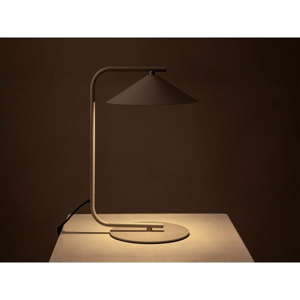 Kremowa metalowa lampa stołowa (wysokość 42 cm) Nocte – Micadoni -image-1