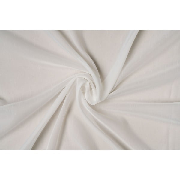 Biała firanka z woalu 150x50 cm Avenue – Mendola Fabrics-image-2