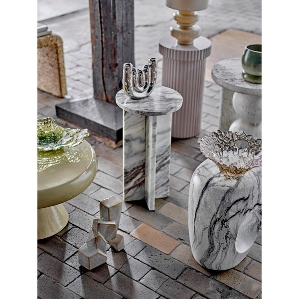 Marmurowy okrągły stolik ø 30 cm Jasmia – Bloomingville-image-2