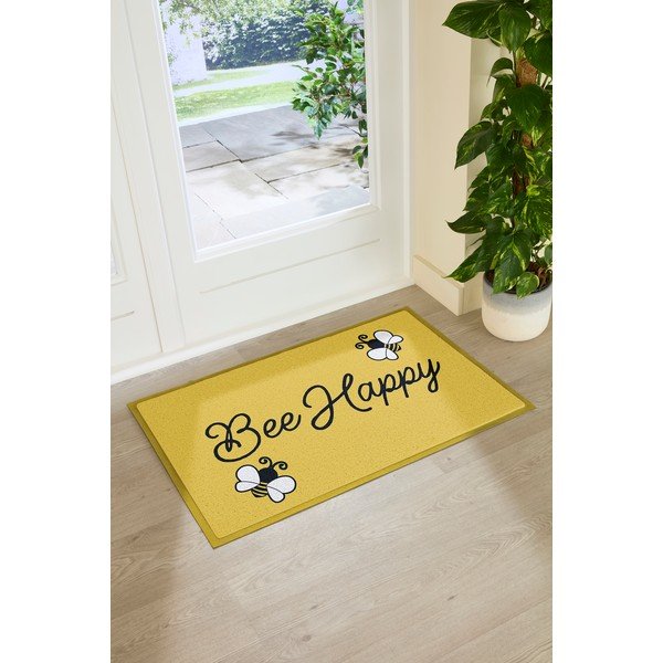 Wycieraczka z PVC 60x90 cm Bee Happy – Artsy Doormats-image-2